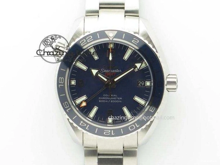 0109 Aqua Terra GMT Worldtimer 43mm VSF 1:1 Best Edition Summer Blue Dial on SS Bracelet A8938 Super Clone FashionForward 7720